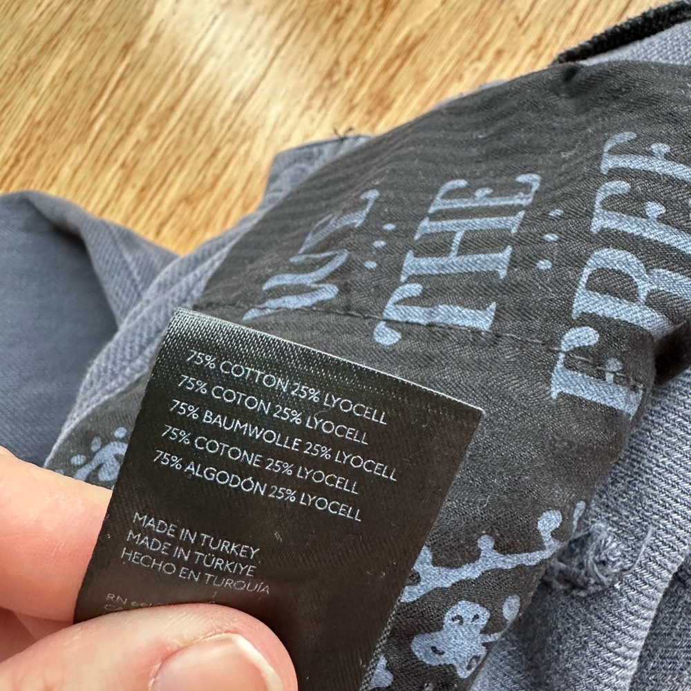 Free People Osaka Barrel Leg Jeans - Washed Black - Picture 13 of 15